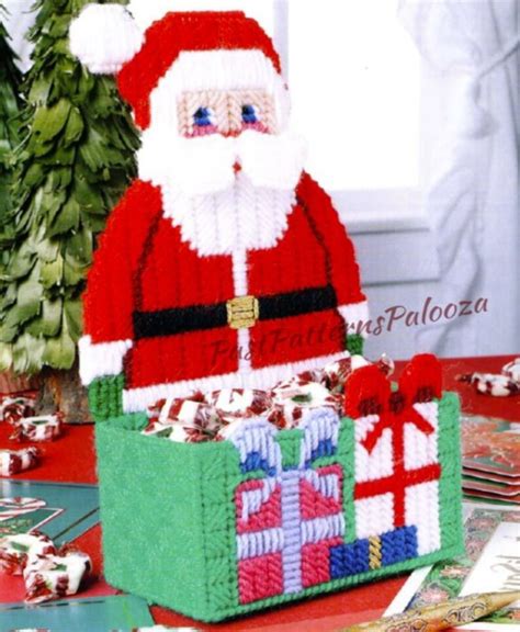 plastic canvas santa|plastic canvas santa pieces.